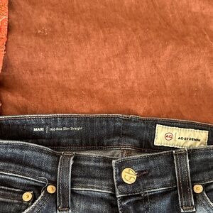 AG Adriano Goldschmied Dark Indigo Boot Cut Jeans